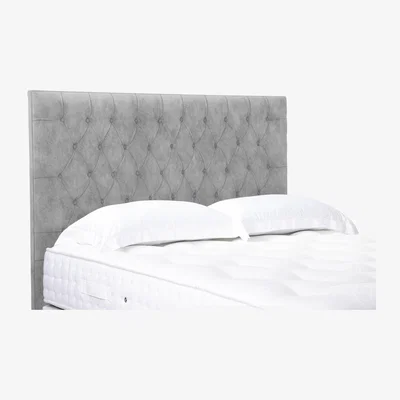 Furniture Village Orton High Floor Standing Headboard - Super King - Dapple Sterling