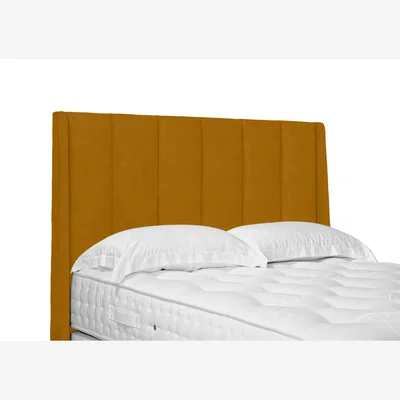 Furniture Village Ryo High Floor Standing Headboard - Super King - Plush Corn