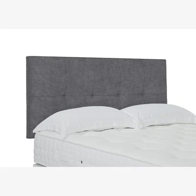 Furniture Village Stratton Standard Strutted Headboard - Single - Aston Steel