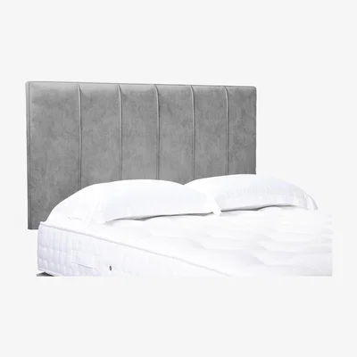 Furniture Village Rhodes High Strutted Headboard - Double - Dapple Sterling