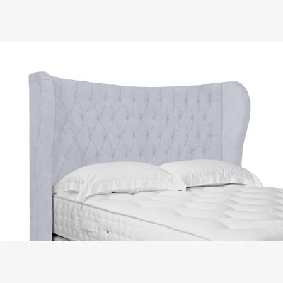 Furniture Village Camber High Floor Standing Headboard - King Size - Seven Lilac