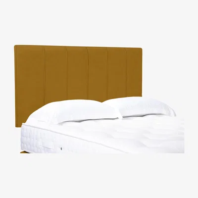 Furniture Village Rhodes High Strutted Headboard - Super King - Plush Corn