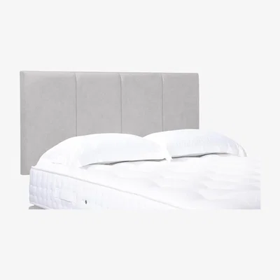 Furniture Village Linear Standard Strutted Headboard - Super King - Queens Pebble