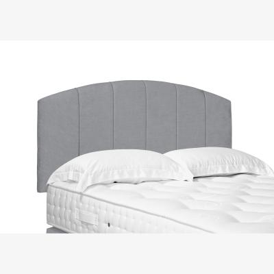 Furniture Village Bow Standard Strutted Headboard - Small Double - Aston Silver