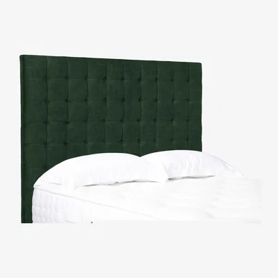 Furniture Village Dot High Floor Standing Headboard - Single - Tormaline Green