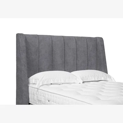 Furniture Village Alden High Floor Standing Headboard - Super King - Aston Steel