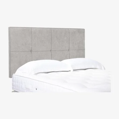Furniture Village Artisan Collection Reigns High Strutted Headboard - Double - Tweed Stone