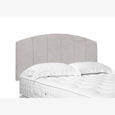 Furniture Village Bow Standard Strutted Headboard - Single - Tweed Stone
