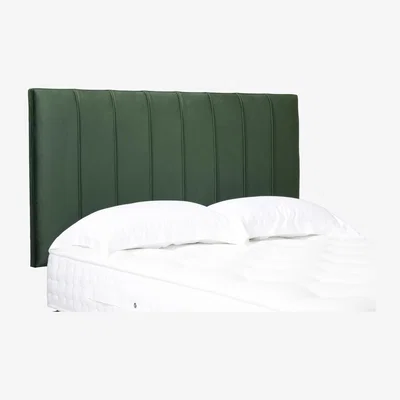 Furniture Village Axel High Strutted Headboard - Small Double - Plush Emerald