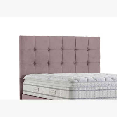 Furniture Village Sleepeezee - Apex Floor Standing Headboard - Small Double - Plush Light Pink