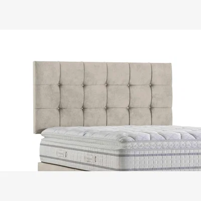 Furniture Village Sleepeezee - Apex Strutted Headboard - Small Double - Daytona Stone