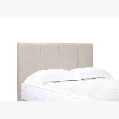 Furniture Village Linear Standard Floor Standing Headboard - Super King - Sandstone Pearl