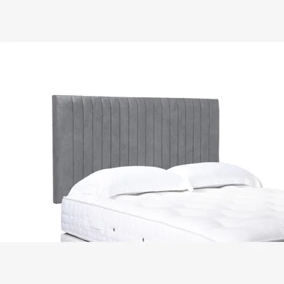 Furniture Village Cadenza High Strutted Headboard - Small Double - Simply Zinc