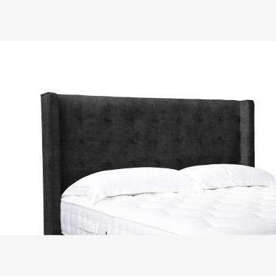Furniture Village Onyx High Floor Standing Headboard - Small Double - Smokey Quartz