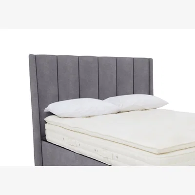 Furniture Village Ryo Floor Standing Headboard - Double - Aston Steel