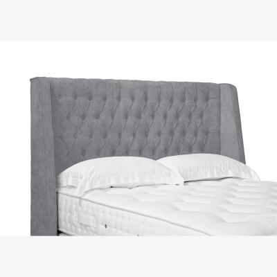 Furniture Village Belgrave High Floor Standing Headboard - King Size - Simply Zinc