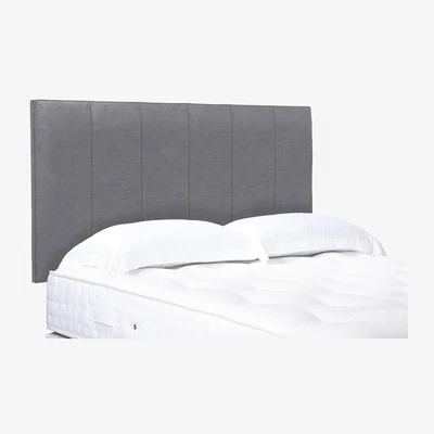 Furniture Village Heyman High Strutted Headboard - Single - Aston Steel