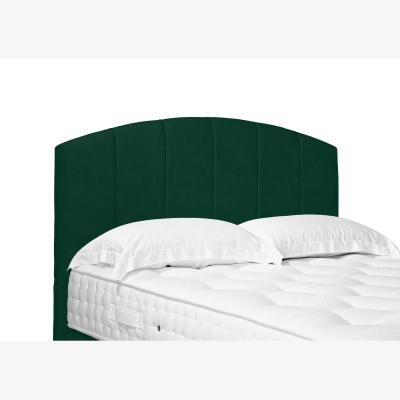 Furniture Village Bow Standard Floor Standing Headboard - King Size - Plush Emerald