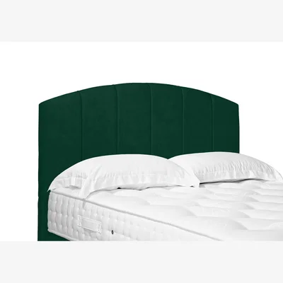 Furniture Village Bow Standard Floor Standing Headboard - King Size - Plush Emerald