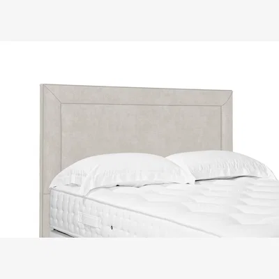 Furniture Village Foley Standard Floor Standing Headboard - Double - Plush Ecru