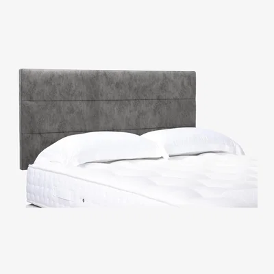 Furniture Village Natsu Standard Strutted Headboard - King Size - Daytona Pebble