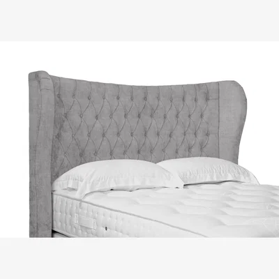 Furniture Village Camber High Floor Standing Headboard - Double - Lace Dolphin