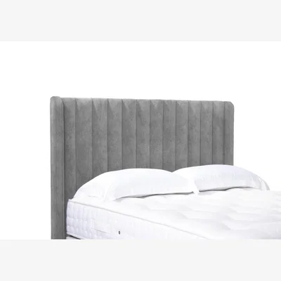 Furniture Village Austin High Floor Standing Headboard - Super King - Dapple Sterling