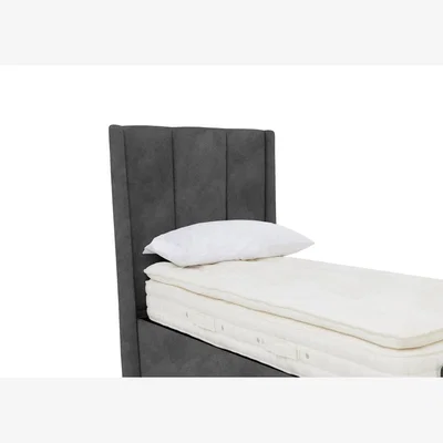 Furniture Village Ryo Floor Standing Headboard - Single - Dapple Mink