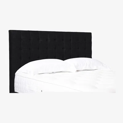 Furniture Village Dot Standard Floor Standing Headboard - Super King - Plush Ebony
