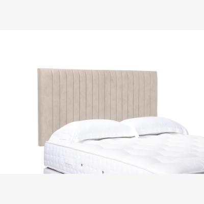 Furniture Village Cadenza High Strutted Headboard - Double - Sandstone Pearl