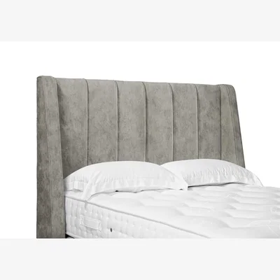 Furniture Village Alden High Floor Standing Headboard - King Size - Daytona Stone