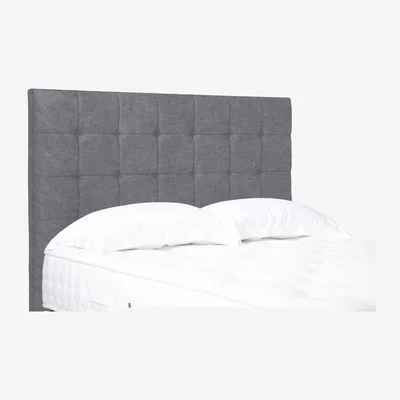 Furniture Village Kaito High Floor Standing Headboard - Small Double - Aston Steel