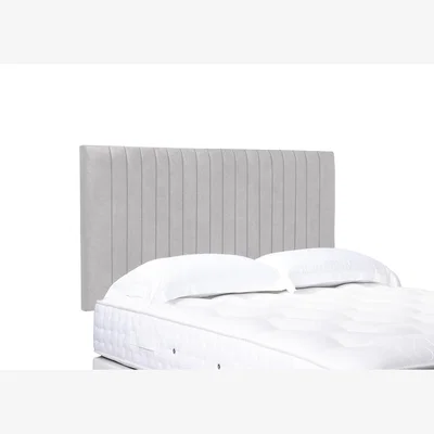 Furniture Village Cadenza High Strutted Headboard - King Size - Queens Pebble