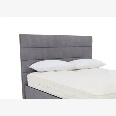 Furniture Village Natsu Floor Standing Headboard - Small Double - Aston Steel
