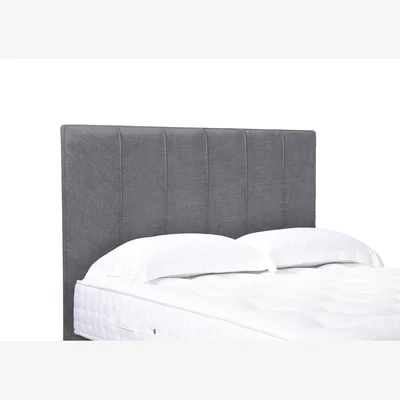 Furniture Village Rhodes High Floor Standing Headboard - Double - Aston Steel