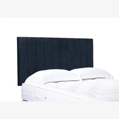 Furniture Village Elyse High Strutted Headboard - Double - Granite Blue