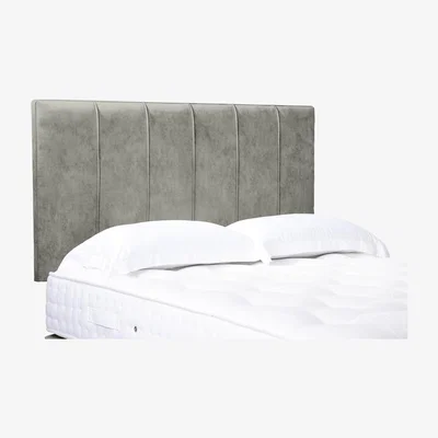 Furniture Village Rhodes High Strutted Headboard - Double - Daytona Stone