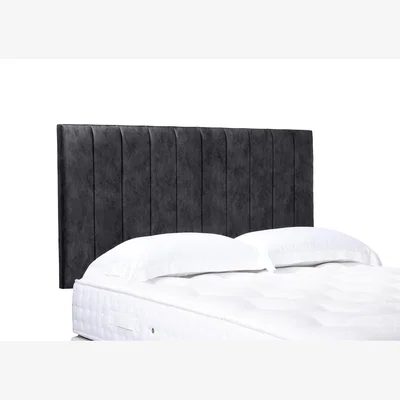 Furniture Village Elyse High Strutted Headboard - Single - Daytona Coal