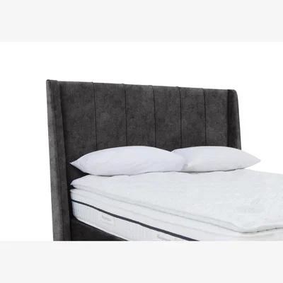 Furniture Village Akira Floor Standing Headboard - Super King - Daytona Coal