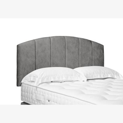 Furniture Village Bow Standard Strutted Headboard - King Size - Daytona Pebble