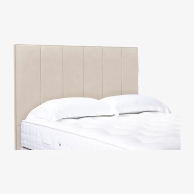 Furniture Village Heyman High Floor Standing Headboard - Single - Sandstone Pearl