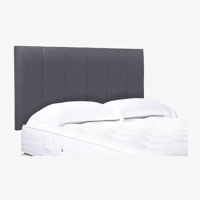 Furniture Village Heyman High Strutted Headboard - King Size - Seven Anthracite