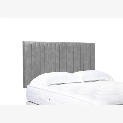 Furniture Village Cadenza High Strutted Headboard - Double - Dapple Sterling