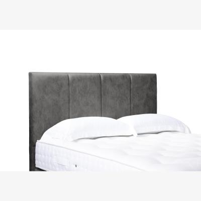 Furniture Village Linear Standard Floor Standing Headboard - Small Double - Daytona Pebble