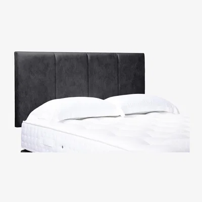Furniture Village Linear Standard Strutted Headboard - Single - Daytona Coal