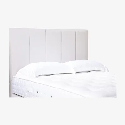 Furniture Village Strata High Floor Standing Headboard - Single - Plush Ecru