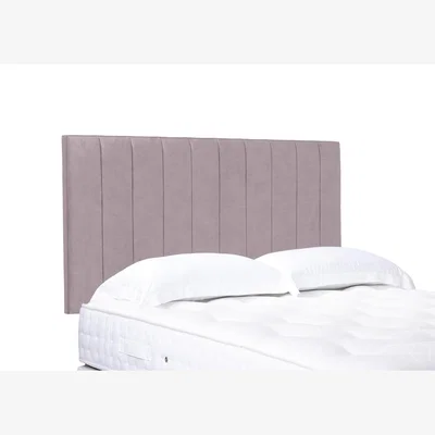Furniture Village Elyse High Strutted Headboard - Small Double - Plush Lilac