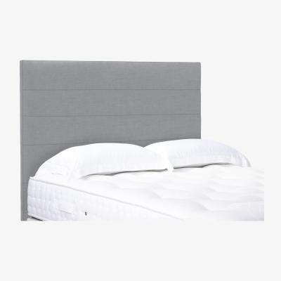 Furniture Village Natsu High Floor Standing Headboard - Small Double - Aston Silver