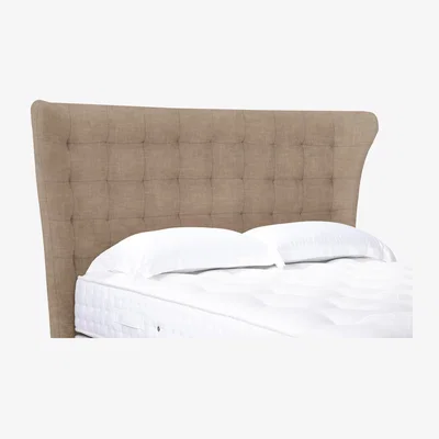 Furniture Village Callie High Floor Standing Headboard - Double - Lace Caramel