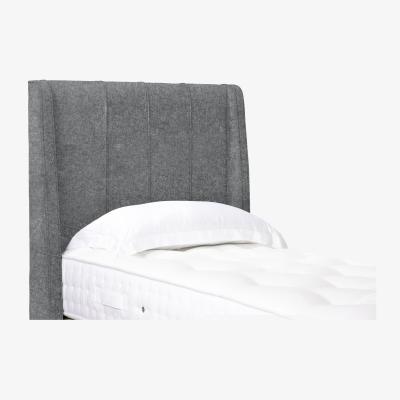 Furniture Village Akira High Floor Standing Headboard - Small Double - Tweed Grey